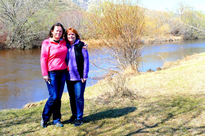 peggy and K blog on our way